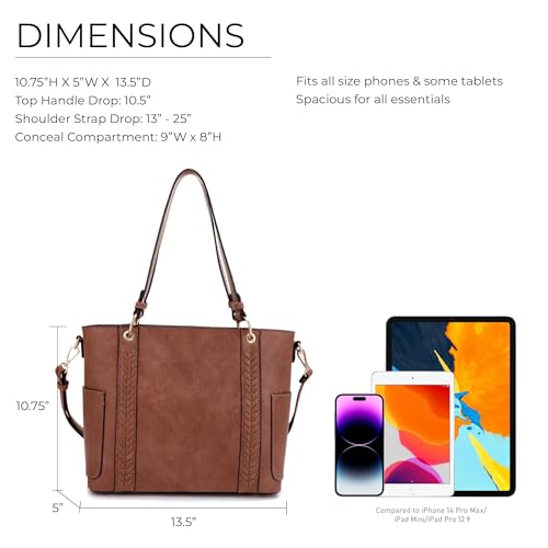 JESSIE & JAMES | Austin Whipstitching CCW Tote Bag