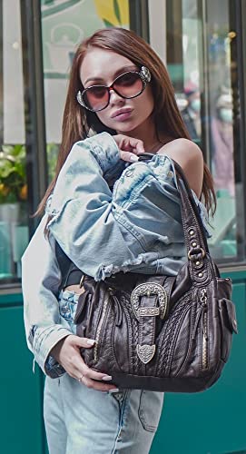 Montana West Concealed Carry Hobo Handbag Tote