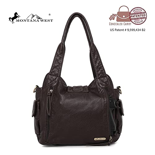 Montana West Concealed Carry Hobo Handbag Tote