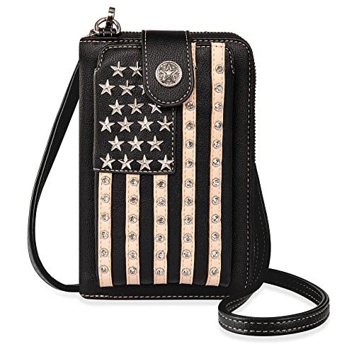 Patriotic Studded Tote Satchel Concealed Carry Purse