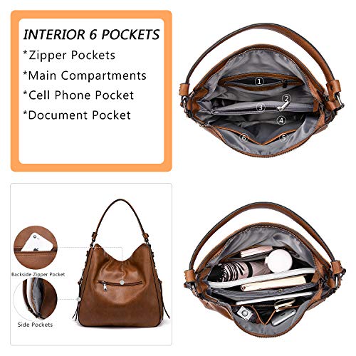 Realer Women's Large Hobo Crossbody Shoulder Bag