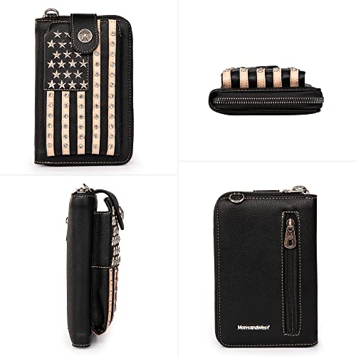 Patriotic Studded Tote Satchel Concealed Carry Purse