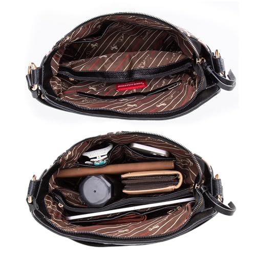 Montana West Leather Hobo Bags with Matching Wallet