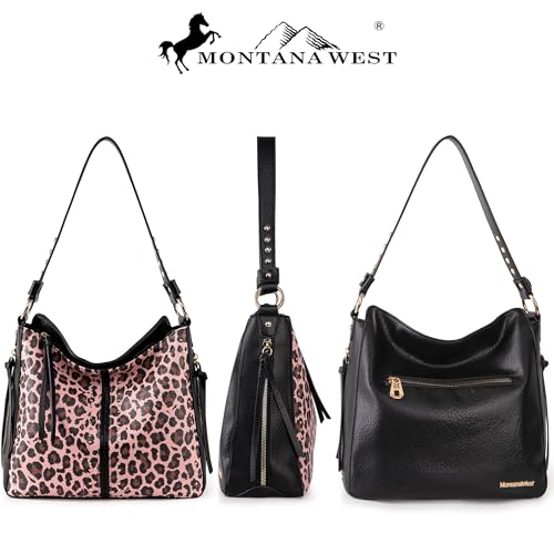 Montana West Leather Hobo Bags with Matching Wallet