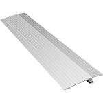Adjustable aluminum doorway threshold ramp for wheelchairs