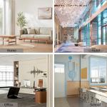 Aluminum Floor Transition Threshold Ramp for 0.2-0.5" Height Gap