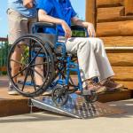 Adjustable Silver Spring Threshold Ramp - 6" High, 30