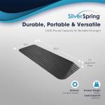 Silver Spring Rubber Threshold Ramp - 1-1/2" Rise