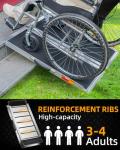 3FT Non-Slip Aluminum Threshold Ramp for Wheelchairs & Scooters
