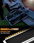 3FT Non-Slip Aluminum Threshold Ramp for Wheelchairs & Scooters