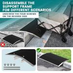 Aluminum Threshold Ramp with Non-Slip Surface (27.6")