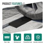 2'' Rubber Threshold Ramp for Doorways and Driveways
