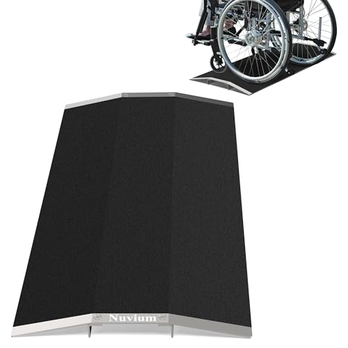 Aluminum Wheelchair Ramp with Supporting Frame & Non-Slip Surface