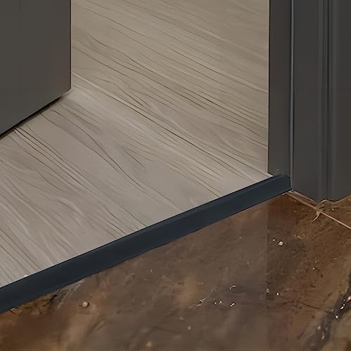 Black Aluminum Threshold Ramp for 0.2-0.5 inch Gap