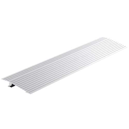 Adjustable Aluminum Threshold Ramp for Wheelchairs - 800 lbs