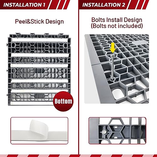 ROBLOCK 3" Rise Detachable Wheelchair Threshold Ramps, 2PCS, 3000 LB Capacity