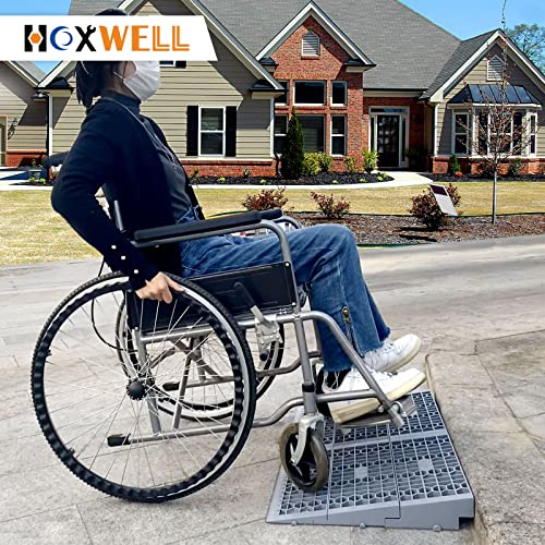 HOXWELL Modular 3" Rise Doorway Threshold Ramps (2 PCS)
