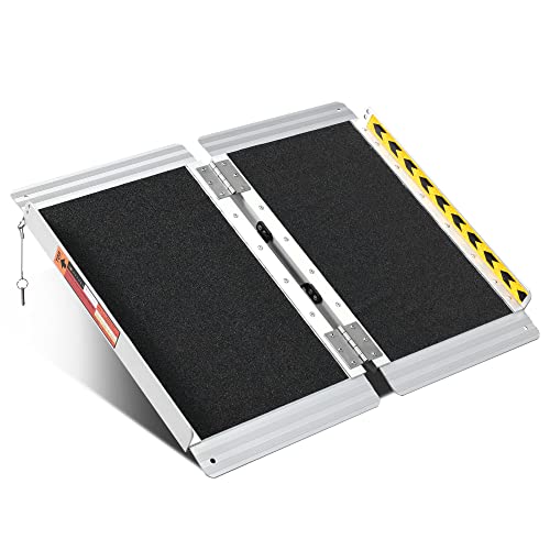 ORFORD Non-Skid 2FT Threshold Ramp for Wheelchairs, Scooters