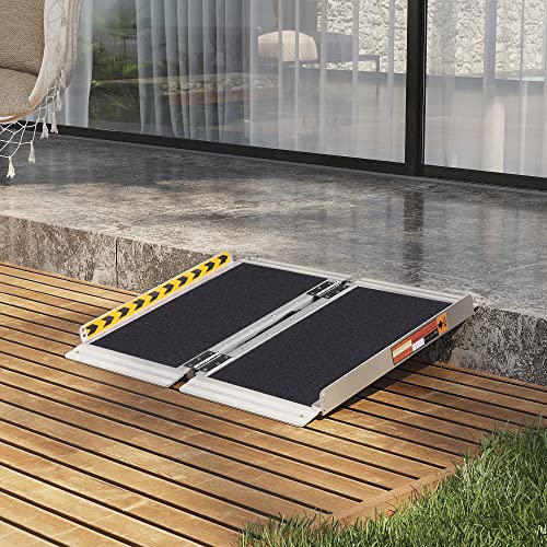 ORFORD Non-Skid 2FT Threshold Ramp for Wheelchairs, Scooters