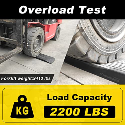 Ruedamann 1 Inch Threshold Ramp for Doorways & Bathroom