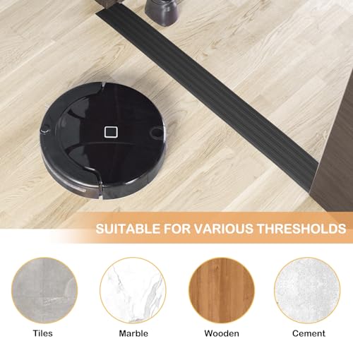 Self-Adhesive Rubber Threshold Ramp for Wheelchair, Stroller, Scooter