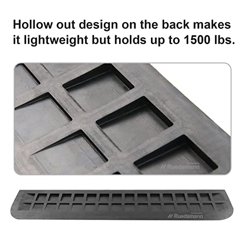 Ruedamann 1 Inch Threshold Ramp for Doorways & Bathroom