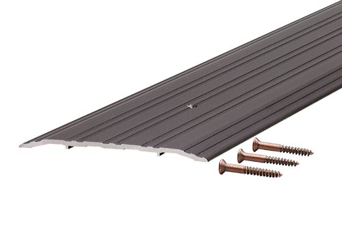 Bronze Fluted Saddle Threshold Ramp - 1/4" x 5" x 36