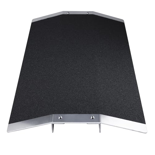 Aluminum Wheelchair Threshold Ramp, Non-Slip Surface, 660 lb