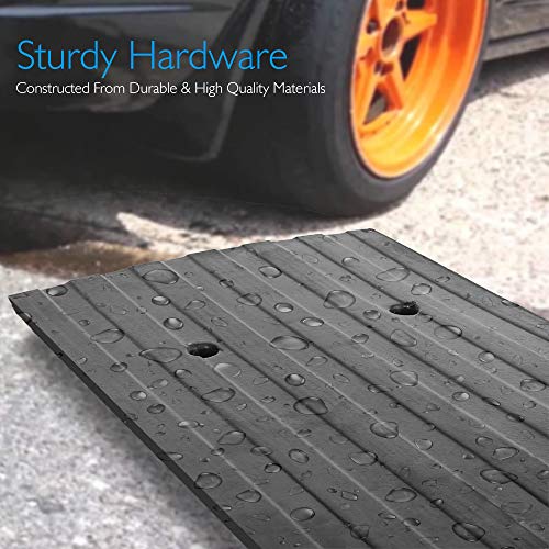 Heavy Duty Rubber Threshold Curb Ramp for Various Vehicles