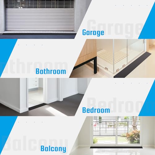 2'' Rubber Threshold Ramp for Doorways and Driveways