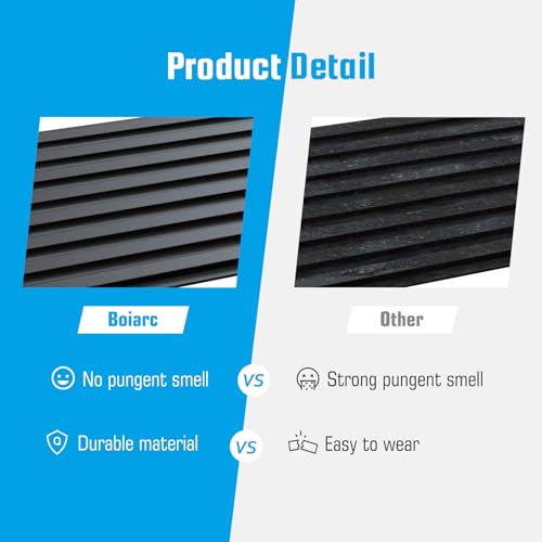 2'' Rubber Threshold Ramp for Doorways and Driveways