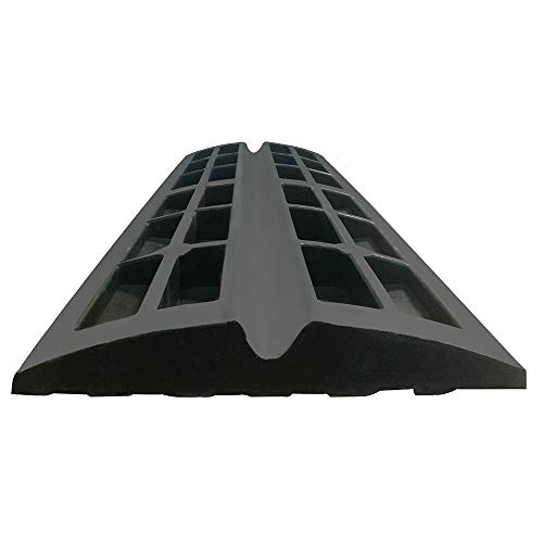 Pyle 4ft Heavy Duty Rubber Threshold Bridge Ramps