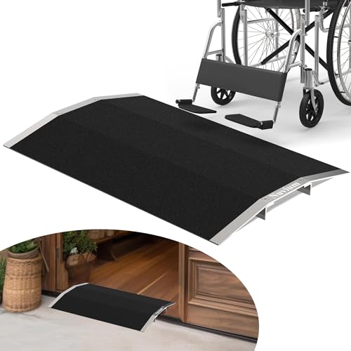 Aluminum Threshold Bridge Ramp for Wheelchairs - 23.6