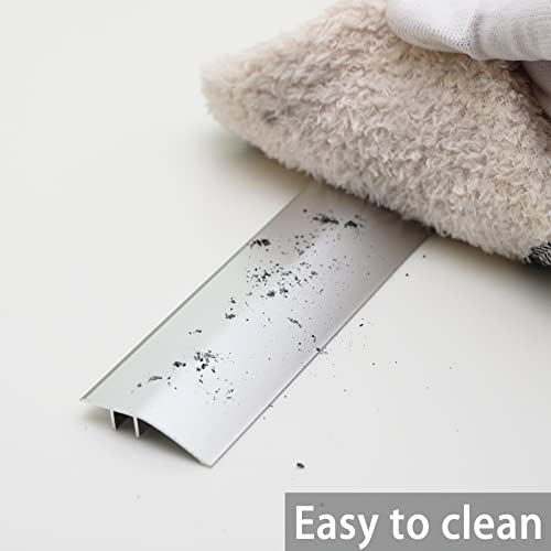 Aluminum Threshold Ramp for Doorways, 0.2-0.5 Inch Height