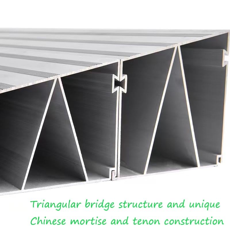 Anwenwen 2.5" Rise Aluminum Threshold Ramp - 1800lbs