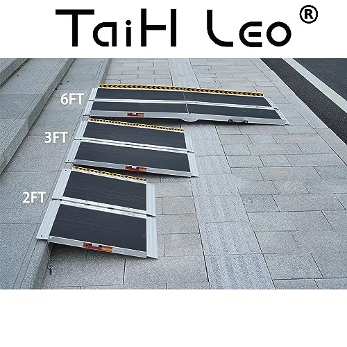 2FT Threshold Ramp, 800 LBS Capacity, Portable Black
