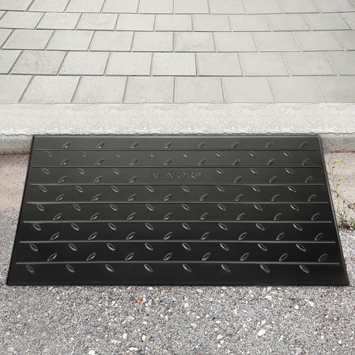 Rubber Threshold Ramp with 2.6" Rise, 3 Channels