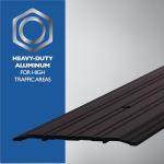 M-D Building Products Threshold Ramp Fluted Saddle Bronze