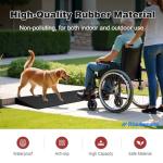 Ruedamann 1.4" Rise Non-Slip Rubber Threshold Ramp