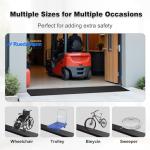 Ruedamann 1.4" Rise Non-Slip Rubber Threshold Ramp