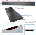 Heavy Duty Rubber Threshold Curb Ramp for Various Vehicles