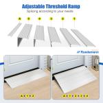 Ruedamann 2" Rise Aluminum Entry Ramp, 800 LBS