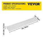 Adjustable aluminum doorway threshold ramp for wheelchairs