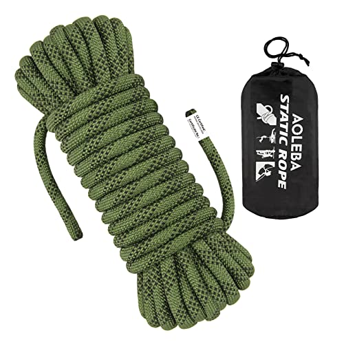 AOLEBA 10.5mm Static Climbing Rope - Multiple Lengths