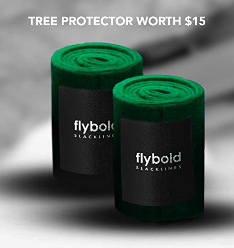 flybold 57 ft Slackline Kit for Kids and Adults