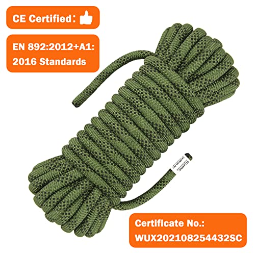AOLEBA 10.5mm Static Climbing Rope - Multiple Lengths