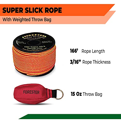 FORESTER Arborist Throw Line Kit - Polyester Rope, Throw Bag