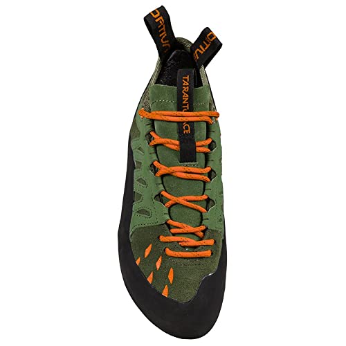 La Sportiva Men's Tarantulace Climbing Shoes Olive/Tiger 7.5