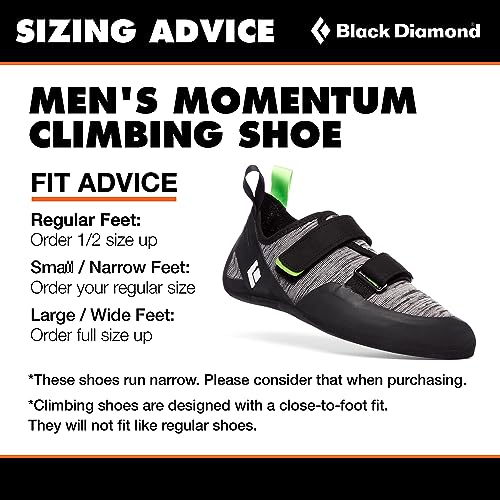 Black Diamond Men's White-Black Climbing Shoes - Size 11