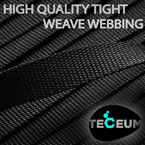 1" Black Webbing - 10 Yards for Climbing
